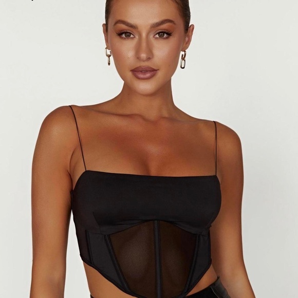 Meshki Mesh Corset Bustier - Picture 2 of 9
